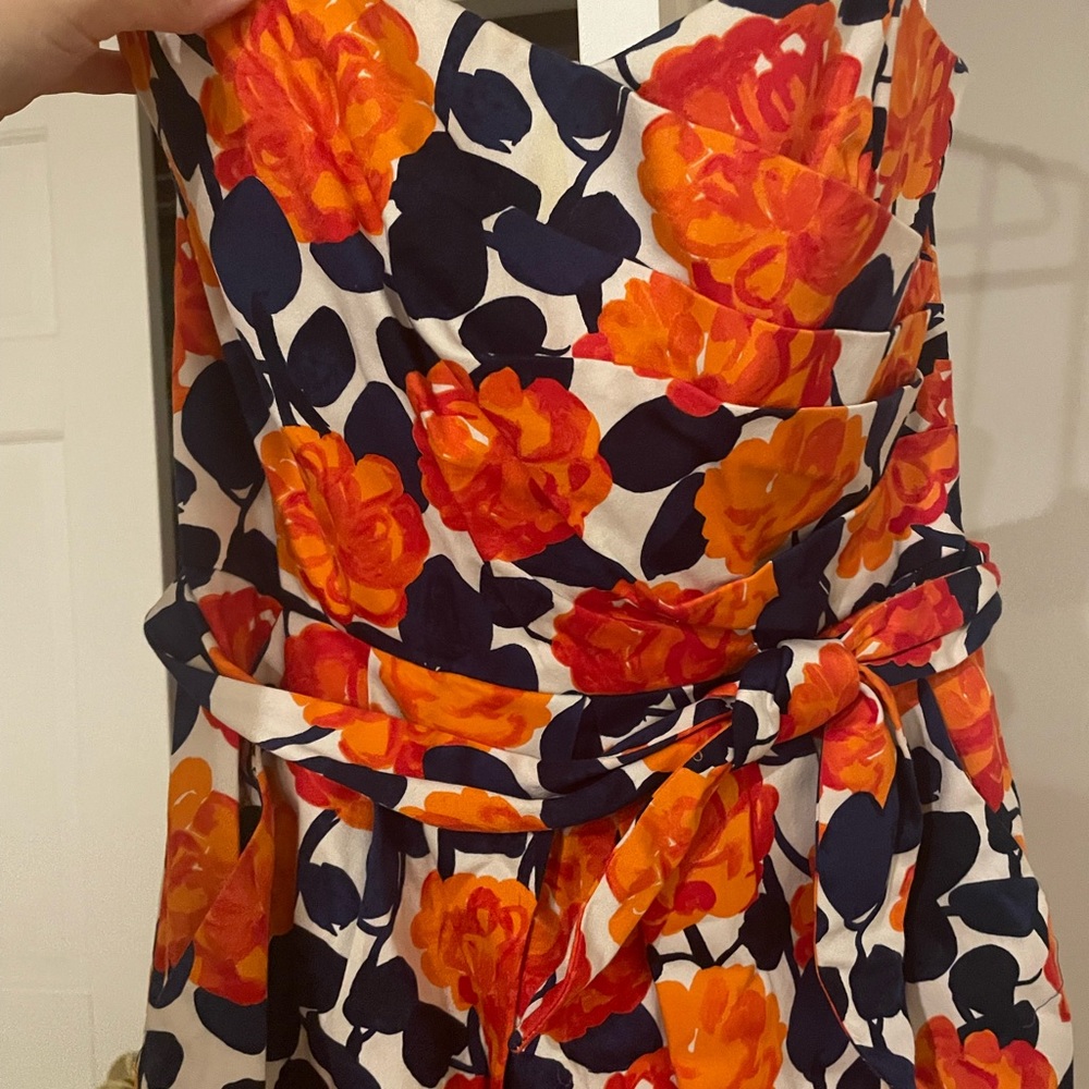 Strapless cocktail dress